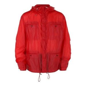 Ferragamo Hooded Windbreaker Jacket With Adjustable Drawstrings - NWT